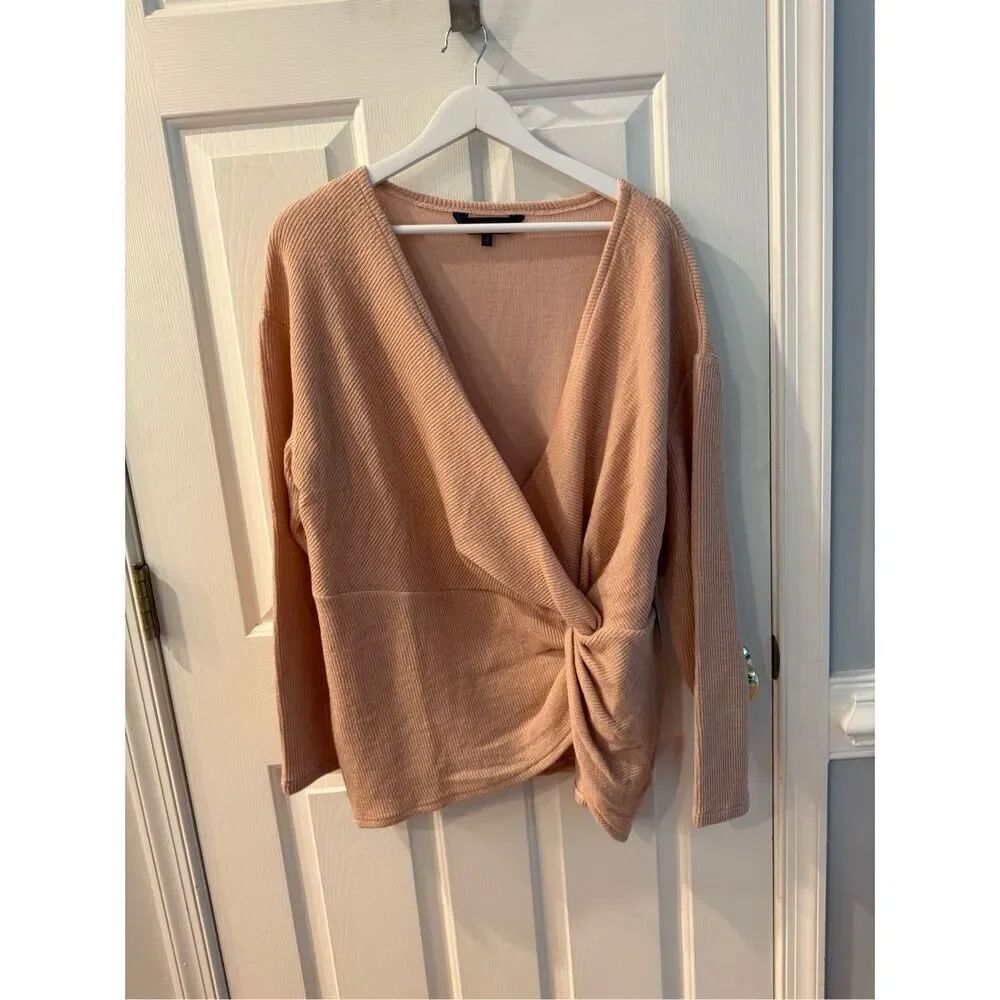 Rachel Rachel Roy Cross Bodice Twist Front Sweater sz 1X NWT